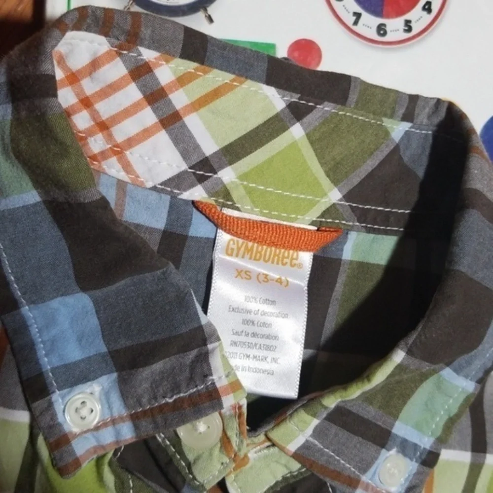 Gymboree‎ short sleeve button up dress shirt